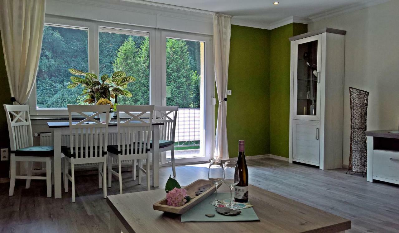 Roosartige Ferien - Ferienwohnung Am Weiherturm Bacharach Dış mekan fotoğraf