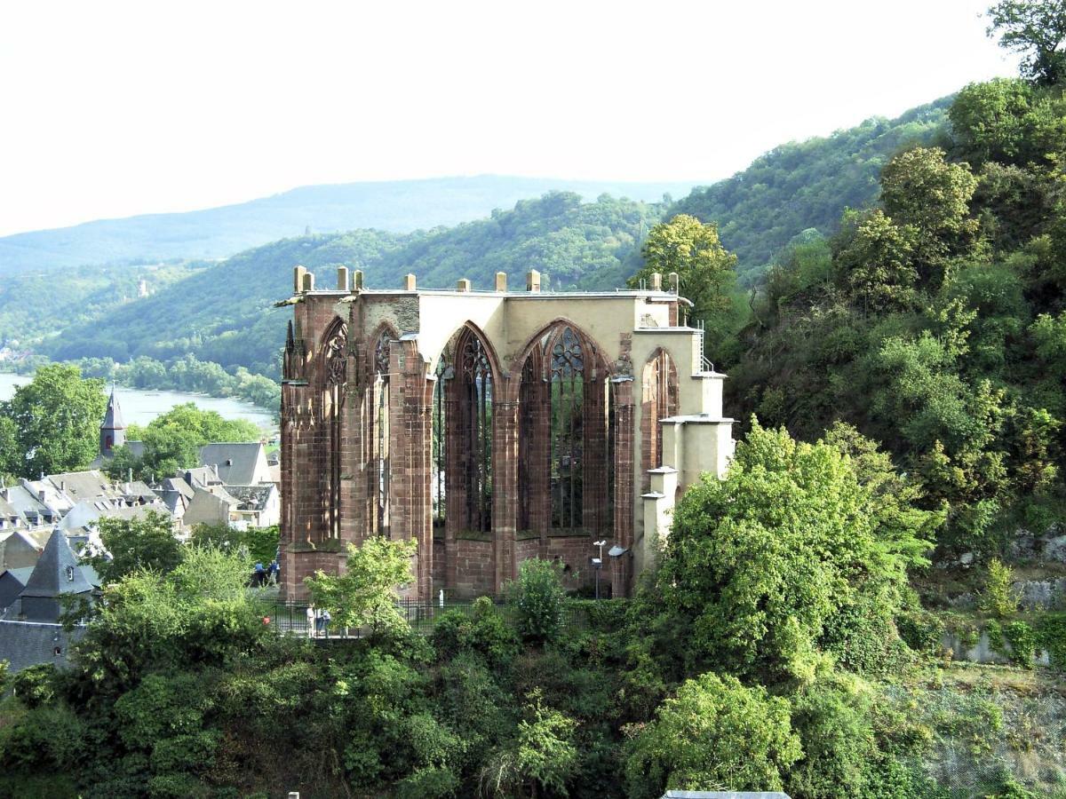 Roosartige Ferien - Ferienwohnung Am Weiherturm Bacharach Dış mekan fotoğraf
